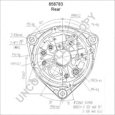 PRESTOLITE ELECTRIC 858783 -  Генератор